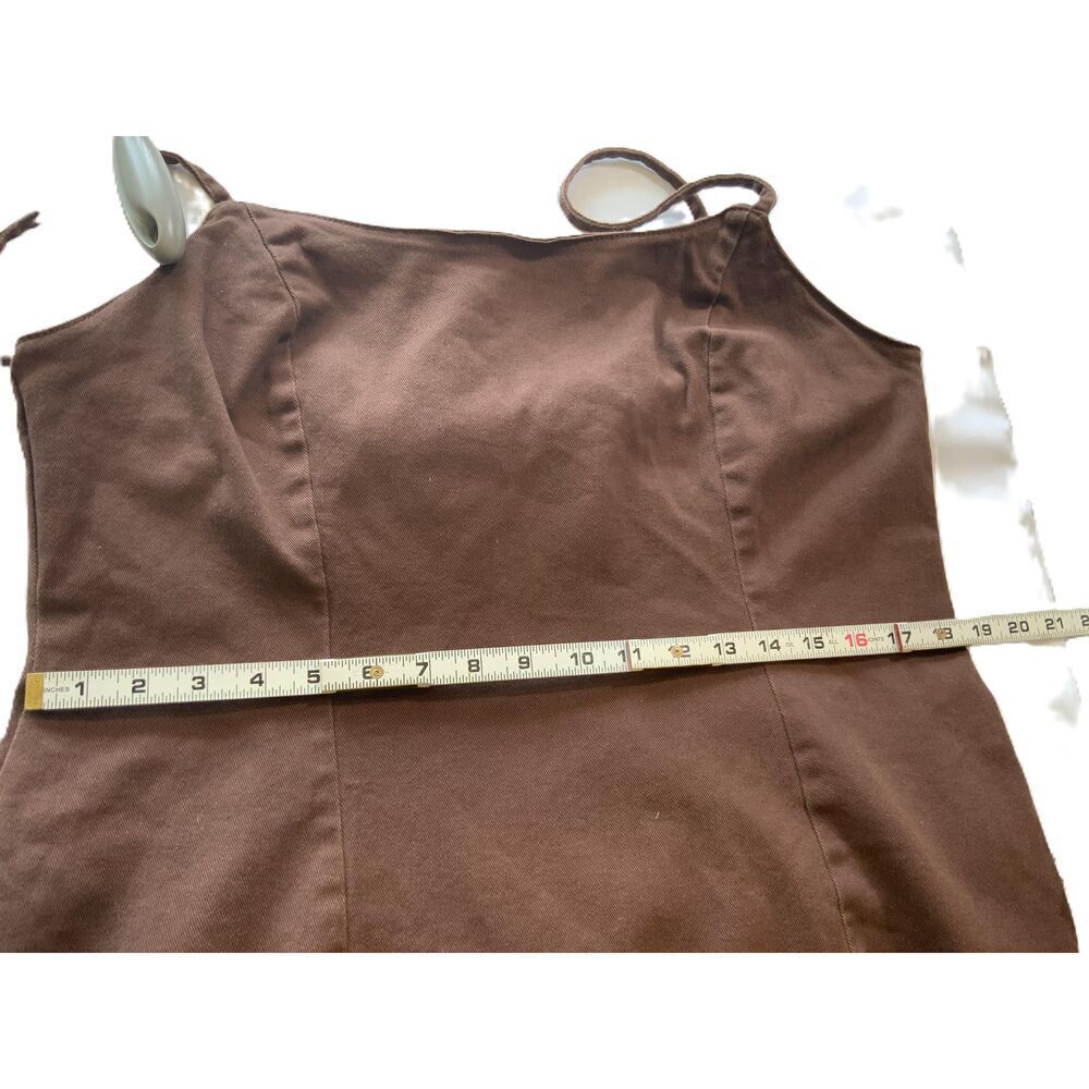 Divided Chocolate Brown Midi Dress - Picture 13 of 13
